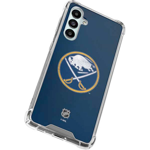 NHL Buffalo Sabres Distressed Galaxy A16 5G Clear Case