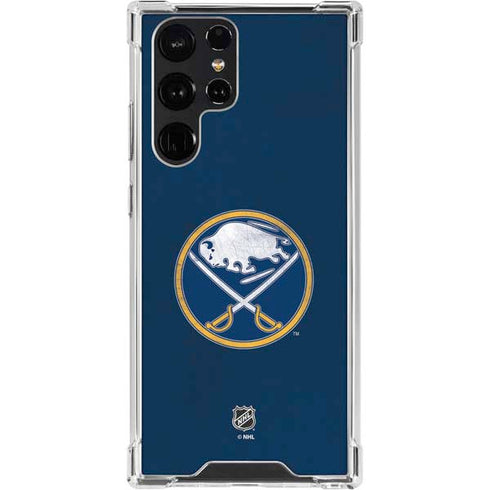 NHL Buffalo Sabres Distressed Galaxy S23 Ultra Clear Case