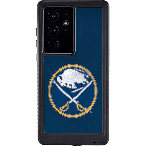 NHL Buffalo Sabres Distressed Galaxy S24 Ultra Waterproof Case