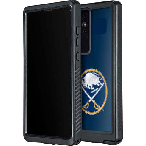 NHL Buffalo Sabres Distressed Galaxy S24 Ultra Waterproof Case