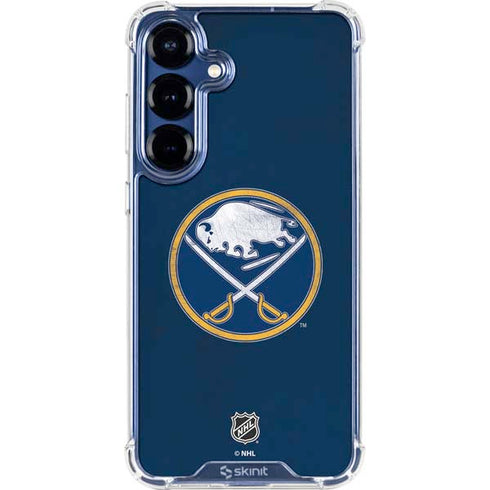 NHL Buffalo Sabres Distressed Galaxy S25 Clear Case