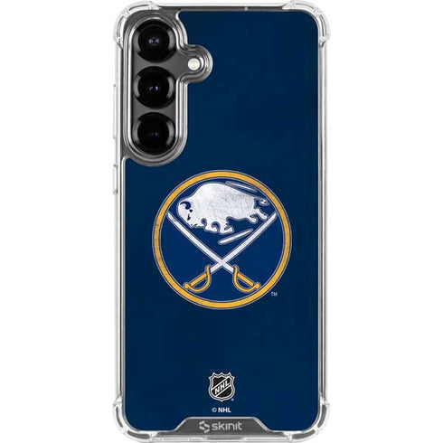 NHL Buffalo Sabres Distressed Galaxy S26 Clear Case