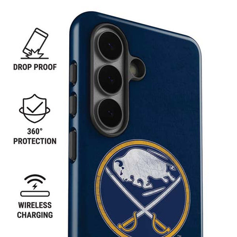 NHL Buffalo Sabres Distressed Galaxy S26 Impact Case