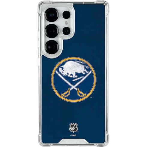 NHL Buffalo Sabres Distressed Galaxy S26 Ultra Clear Case