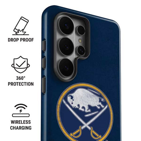 NHL Buffalo Sabres Distressed Galaxy S26 Ultra Impact Case