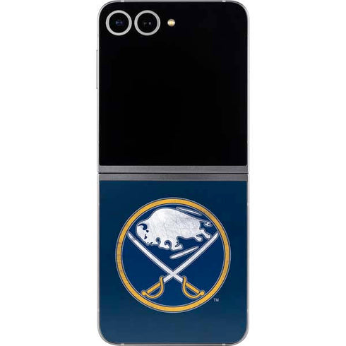 NHL Buffalo Sabres Distressed Galaxy Z Flip6 Skin