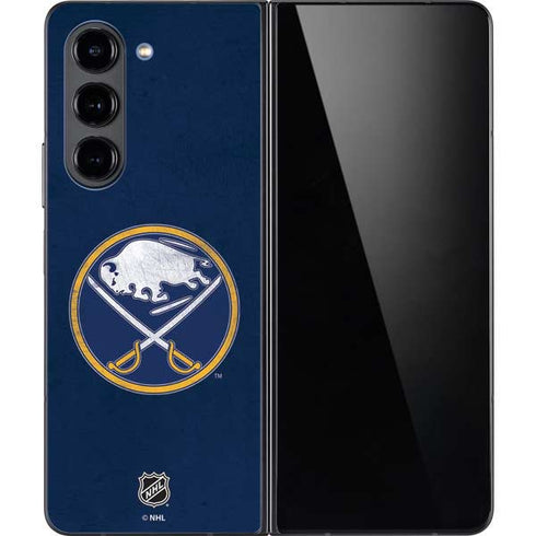 NHL Buffalo Sabres Distressed Galaxy Z Fold5 5G Skin