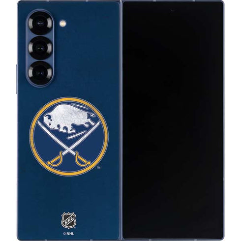 NHL Buffalo Sabres Distressed Galaxy Z Fold6 Skin