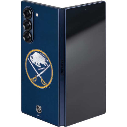 NHL Buffalo Sabres Distressed Galaxy Z Fold6 Skin