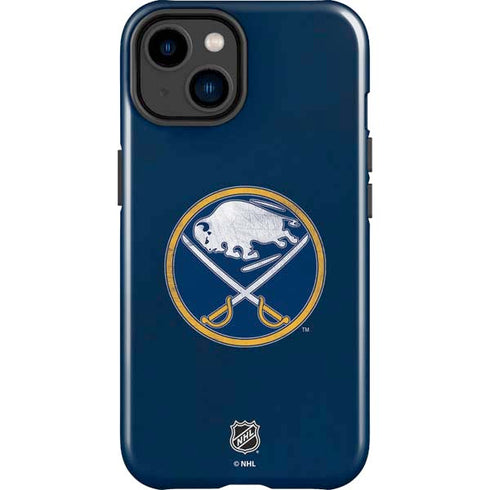 NHL Buffalo Sabres Distressed iPhone 15 Impact Case