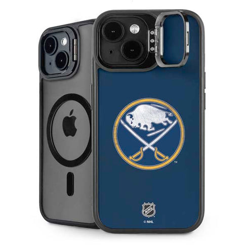 NHL Buffalo Sabres Distressed iPhone 15 Plus Kickstand Case