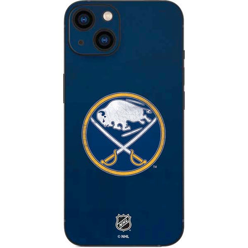 NHL Buffalo Sabres Distressed iPhone 15 Skin