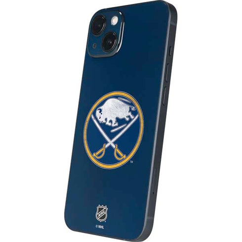 NHL Buffalo Sabres Distressed iPhone 15 Skin
