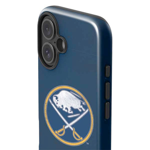 NHL Buffalo Sabres Distressed iPhone 16 Impact Case