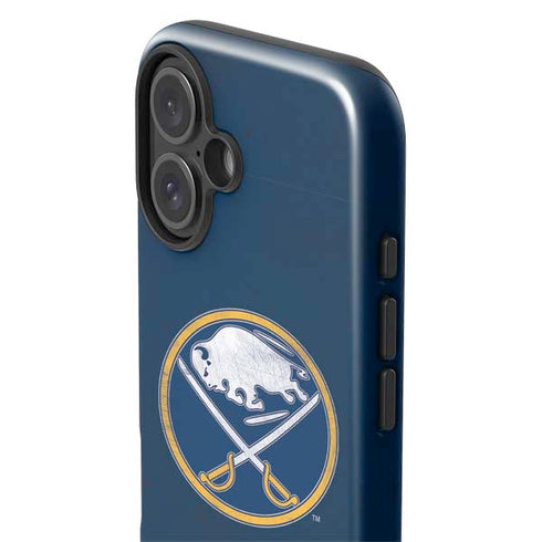 NHL Buffalo Sabres Distressed iPhone 16 Plus Impact Case