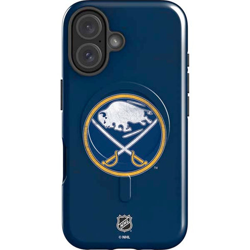 NHL Buffalo Sabres Distressed iPhone 16 Plus Magsafe Impact Case
