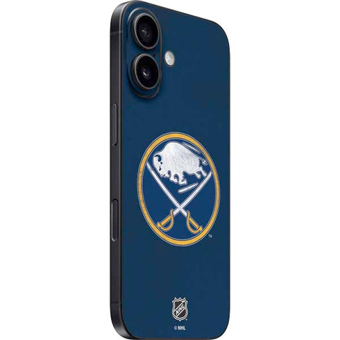NHL Buffalo Sabres Distressed iPhone 16 Plus Skin