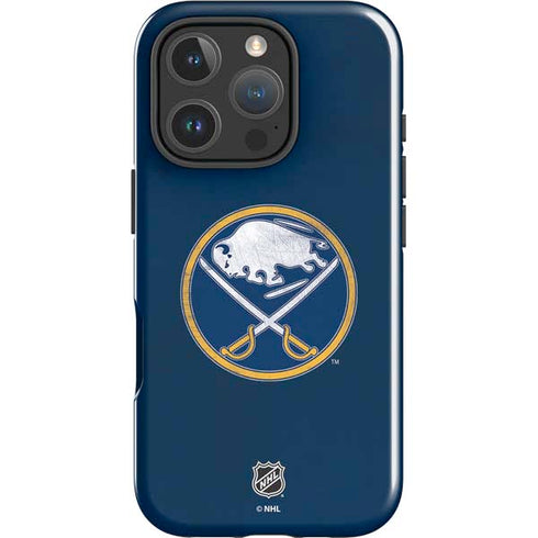 NHL Buffalo Sabres Distressed iPhone 16 Pro Impact Case