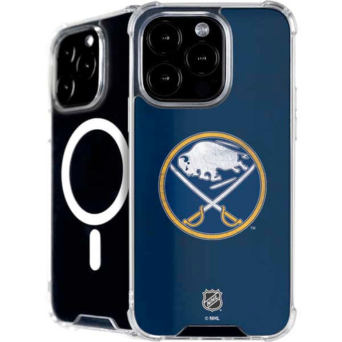 NHL Buffalo Sabres Distressed iPhone 16 Pro MagSafe Case