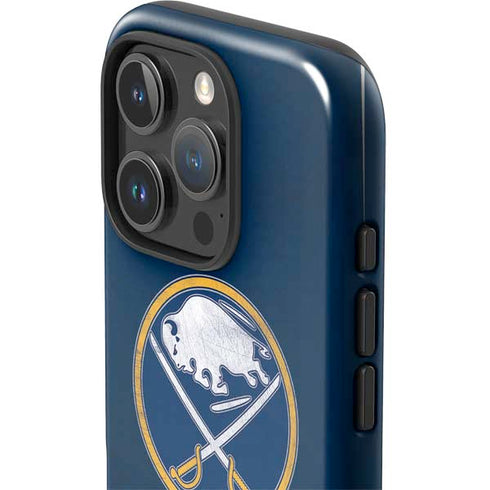 NHL Buffalo Sabres Distressed iPhone 16 Pro Max Impact Case