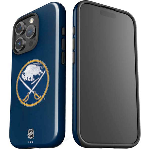 NHL Buffalo Sabres Distressed iPhone 16 Pro Max Impact Case