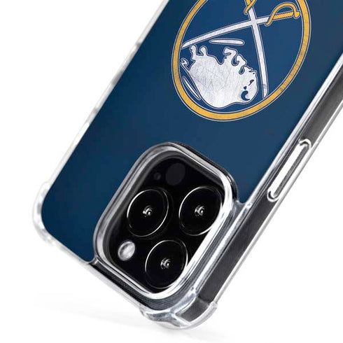 NHL Buffalo Sabres Distressed iPhone 16 Pro Max MagSafe Case