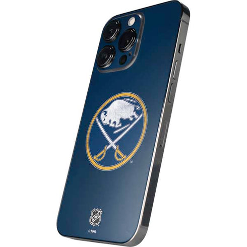 NHL Buffalo Sabres Distressed iPhone 16 Pro Max Skin