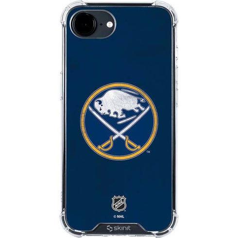 NHL Buffalo Sabres Distressed iPhone 16e Clear Case