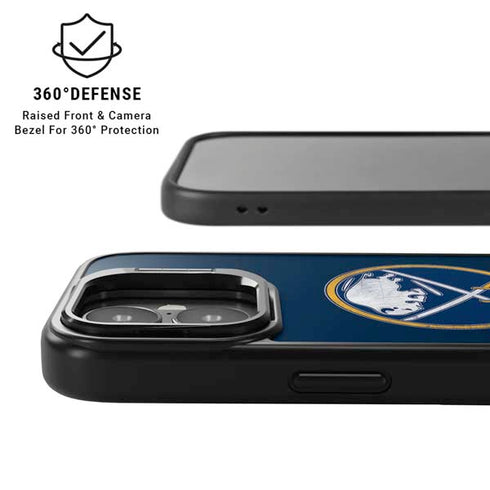 NHL Buffalo Sabres Distressed iPhone 17 Kickstand Case