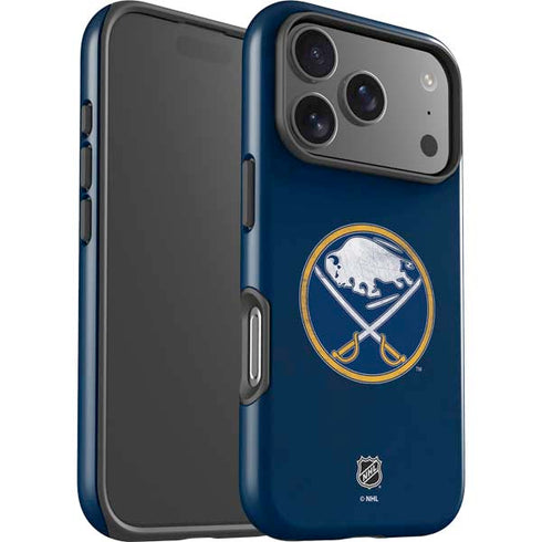 NHL Buffalo Sabres Distressed iPhone 17 Pro Impact Case