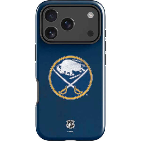 NHL Buffalo Sabres Distressed iPhone 17 Pro Max Impact Case