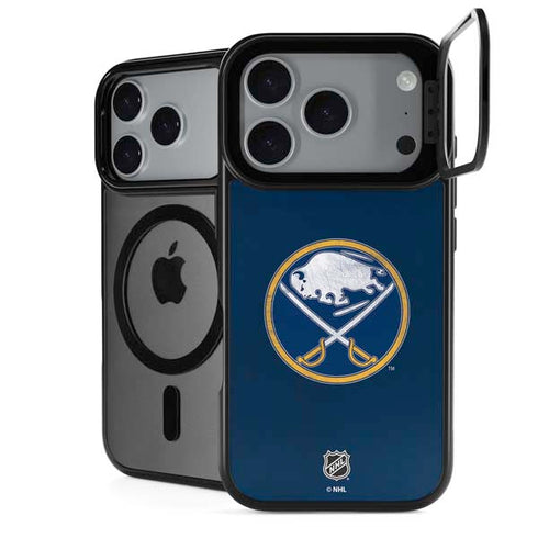 NHL Buffalo Sabres Distressed iPhone 17 Pro Max Kickstand Case