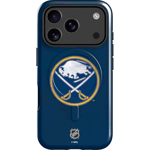 NHL Buffalo Sabres Distressed iPhone 17 Pro Max Magsafe Impact Case