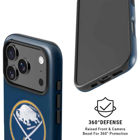 NHL Buffalo Sabres Distressed iPhone 17 Pro Max Magsafe Impact Case