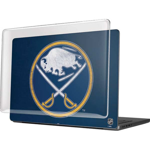 NHL Buffalo Sabres Distressed MacBook Pro 14in (2021-24) Case plus Skin