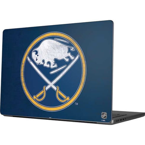 NHL Buffalo Sabres Distressed Apple MacBook Pro 14-inch Skin