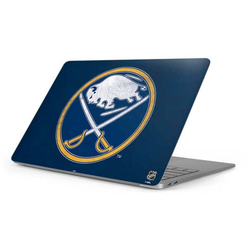 NHL Buffalo Sabres Distressed Apple MacBook Pro 16-inch Skin