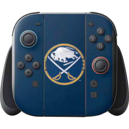 NHL Buffalo Sabres Distressed Nintendo Switch 2 (2025) with Joy-Con Skin