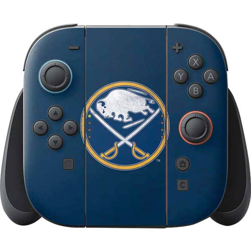 NHL Buffalo Sabres Distressed Nintendo Switch 2 (2025) Joy-Con Controller Skin