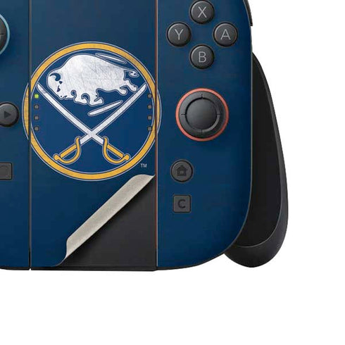 NHL Buffalo Sabres Distressed Nintendo Switch 2 (2025) Joy-Con Controller Skin