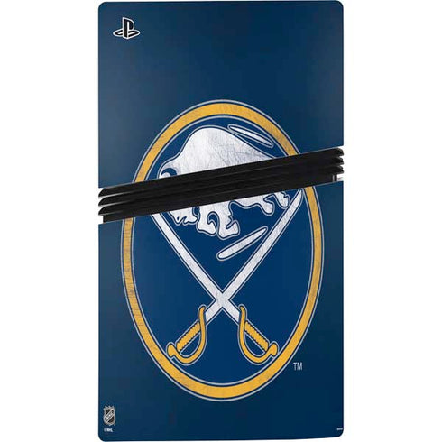 NHL Buffalo Sabres Distressed PS5 Pro Console Skin