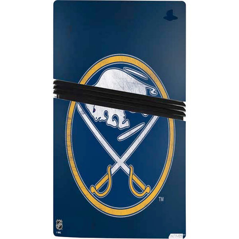 NHL Buffalo Sabres Distressed PS5 Pro Console Skin