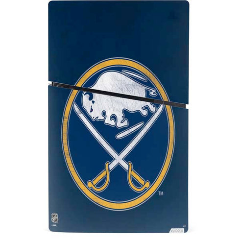 NHL Buffalo Sabres Distressed PS5 Slim Digital Edition Console Skin