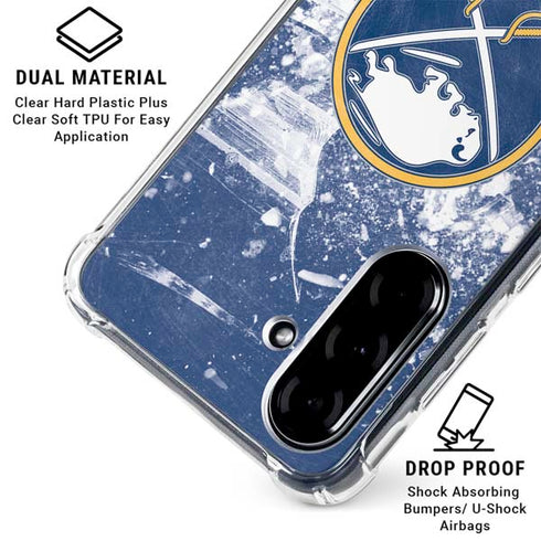 NHL Buffalo Sabres Frozen Galaxy A36 5G Clear Case