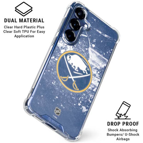 NHL Buffalo Sabres Frozen Galaxy S25 Plus Clear Case