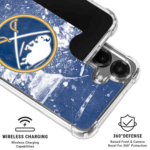 NHL Buffalo Sabres Frozen Galaxy S26 Clear Case