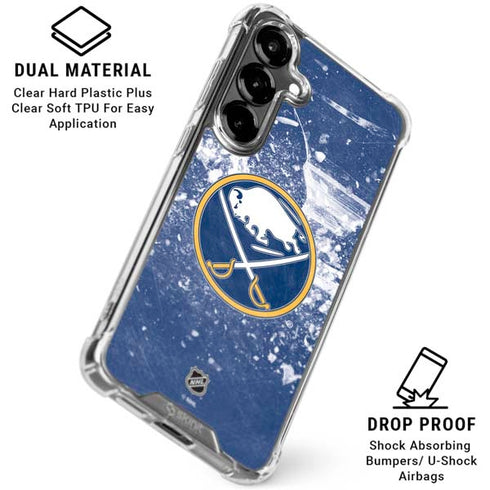 NHL Buffalo Sabres Frozen Galaxy S26 Plus Clear Case