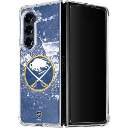 NHL Buffalo Sabres Frozen Galaxy Z Fold5 5G Clear Case