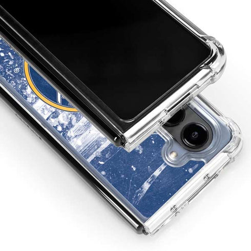 NHL Buffalo Sabres Frozen Galaxy Z Fold5 5G Clear Case