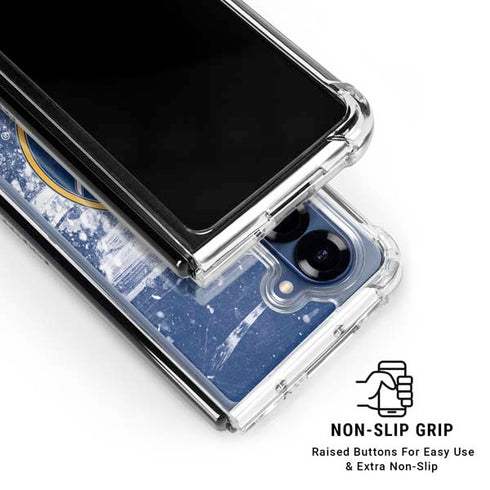 NHL Buffalo Sabres Frozen Galaxy Z Fold6 Clear Case